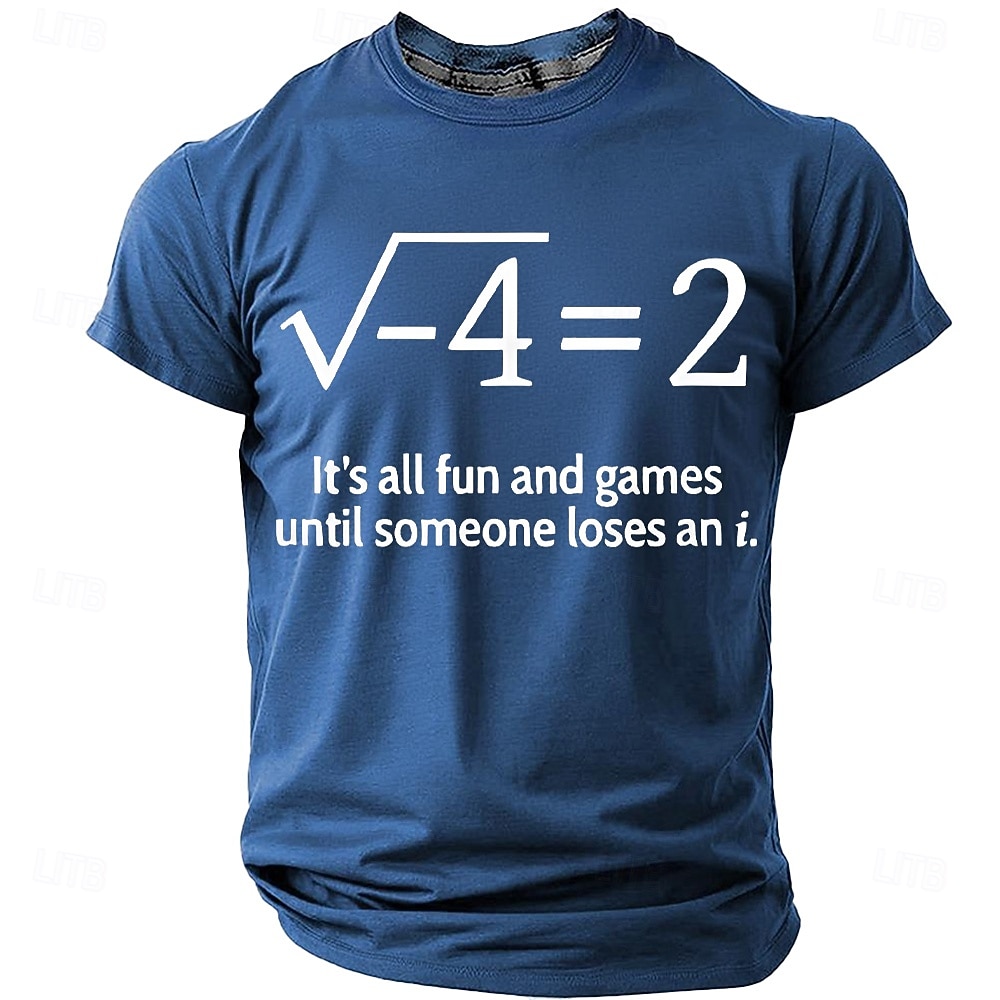 Funny Math T Shirt Its All Fun And Games Until Someone Loses An i ...