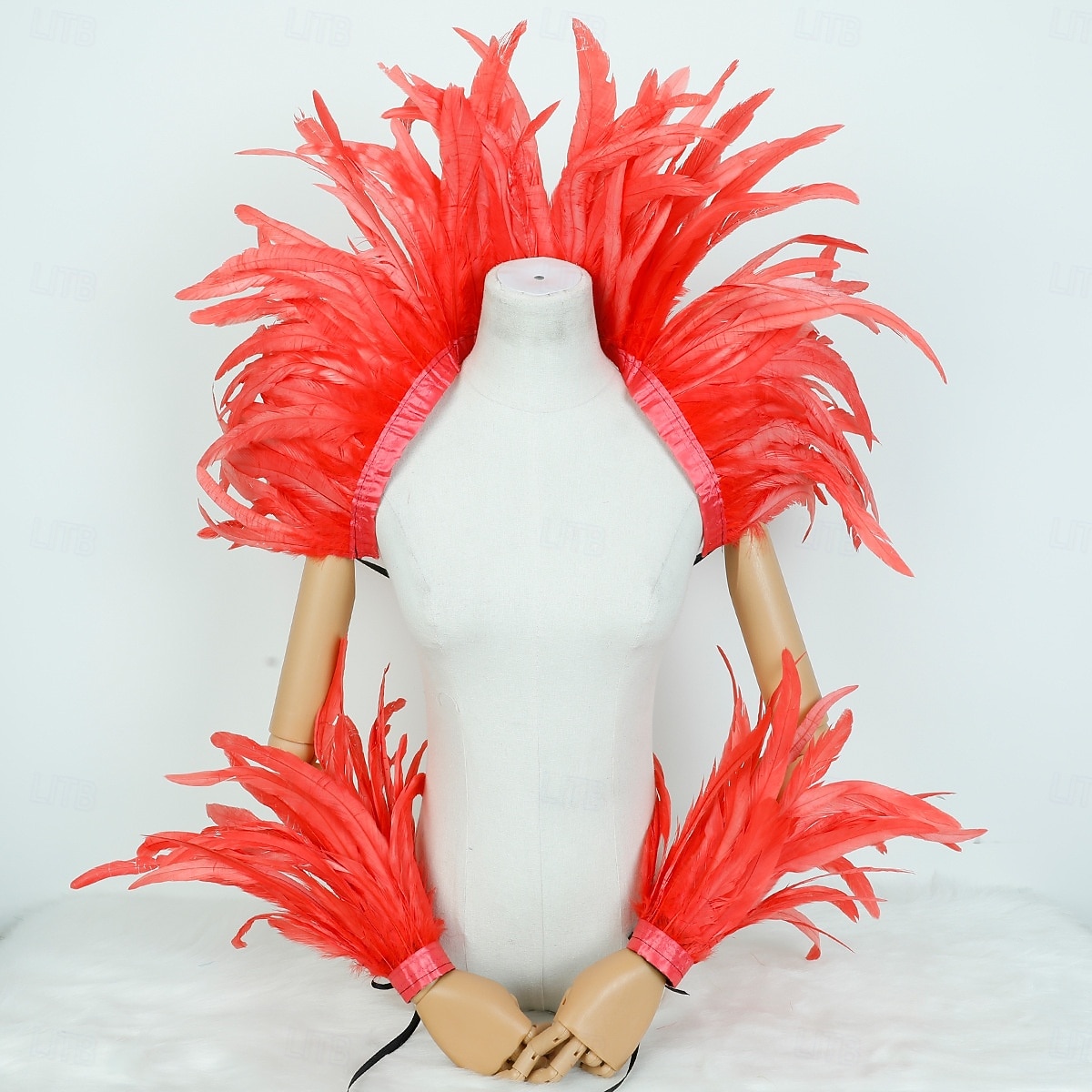 Καθαρενικά 2026 Ρίο Καρναβάλι Σάμπα Αξεσουάρ Καρναβάλι Κόκκινο Και Κίτρινο Φτερό Στολή Σετ Μανίκι Ωμού  Καλύμματα Βραχίονα Για Μάρντι Γκρας Χορό Πάρτι Βραζιλία Φεστιβάλ Ενδυμασίας 2026 - $44.99 –P16