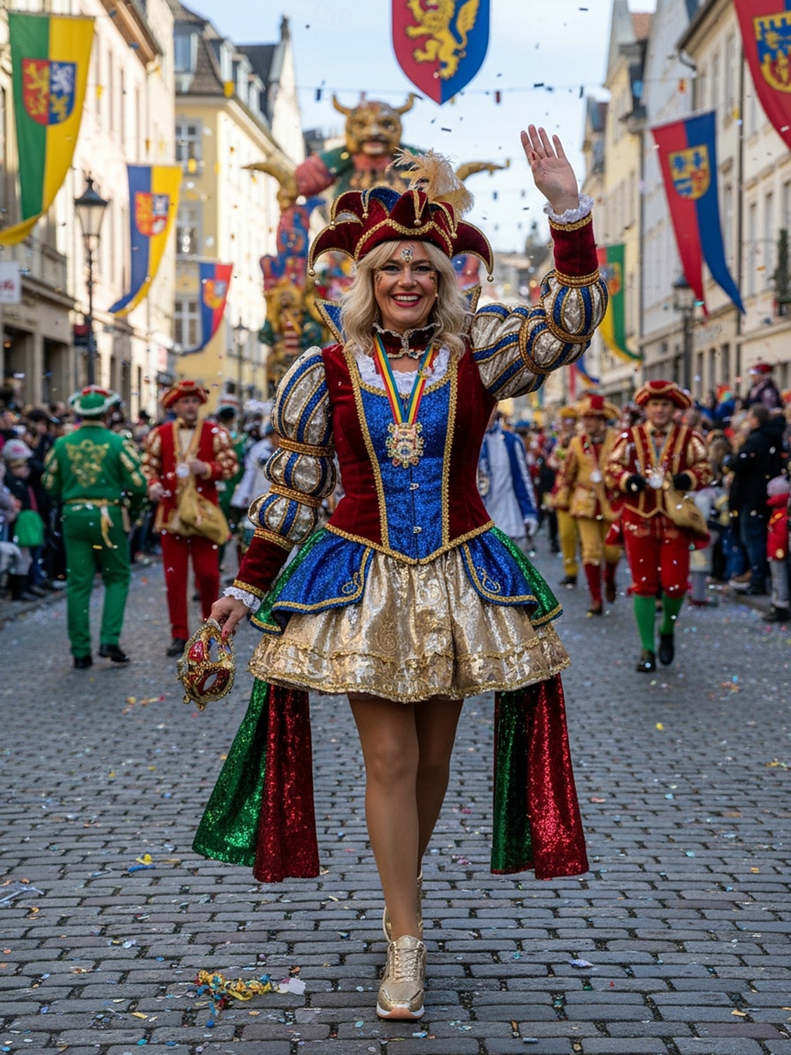 Zlaté metalické glitrové tenisky pro ženy Mardi Gras lehké karnevalové módní boty pro festivalové oblečení každodenní nošení cestování a oslavy 2026 - $32.99 –P3
