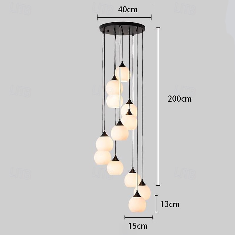 Suspensions LED modernes – lustres élégants pour escalier & salon de 2026 ? $406.75 –P6