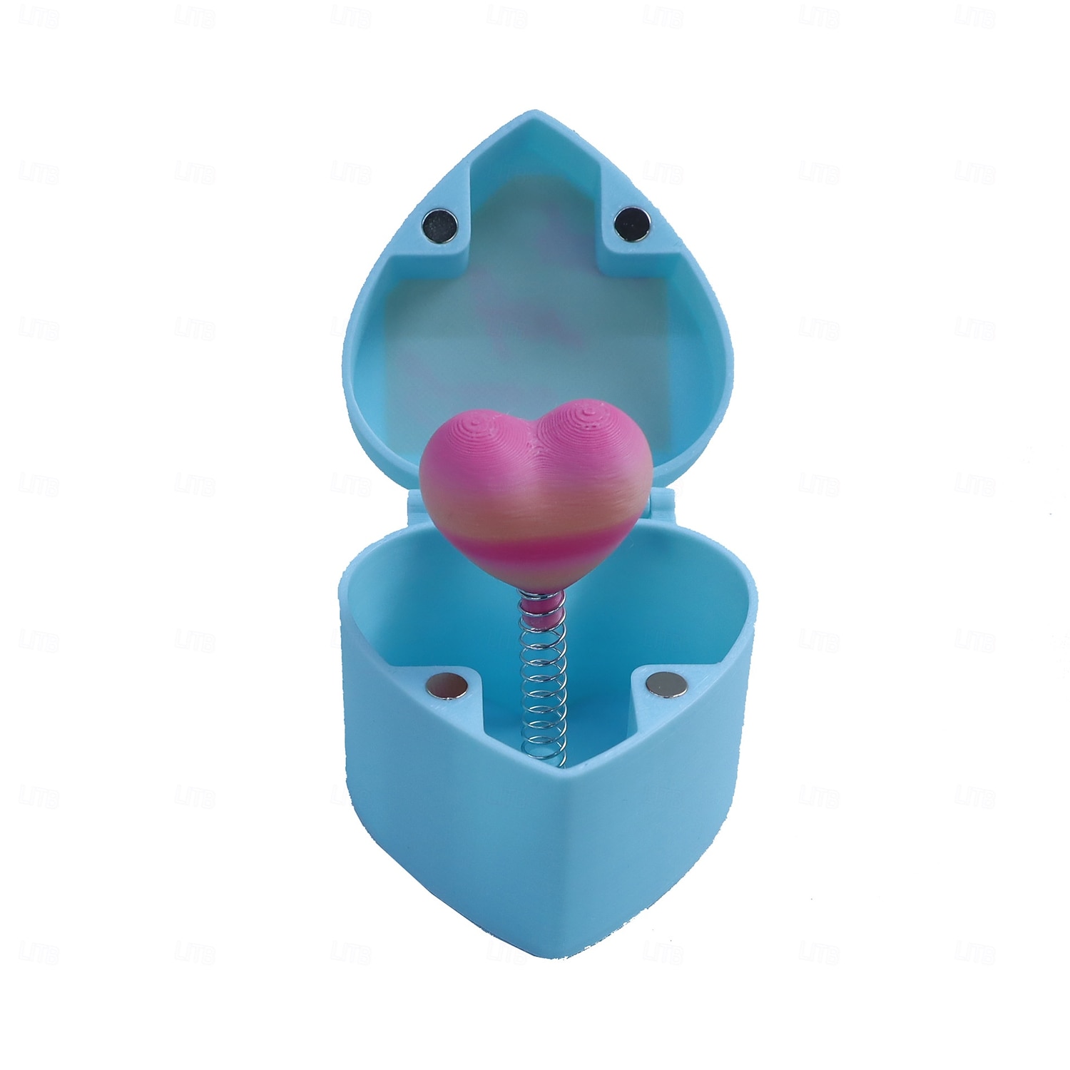 hjerteformet overraskelsesspøkeboks med hemmelig rom &overraskelsesmekanisme - romantisk nyhetsgave til valentinsdagen, fester, vitser - roseboks for frierier, unnskyldninger, arrangementer 2026 - CAD $18.99 –P18