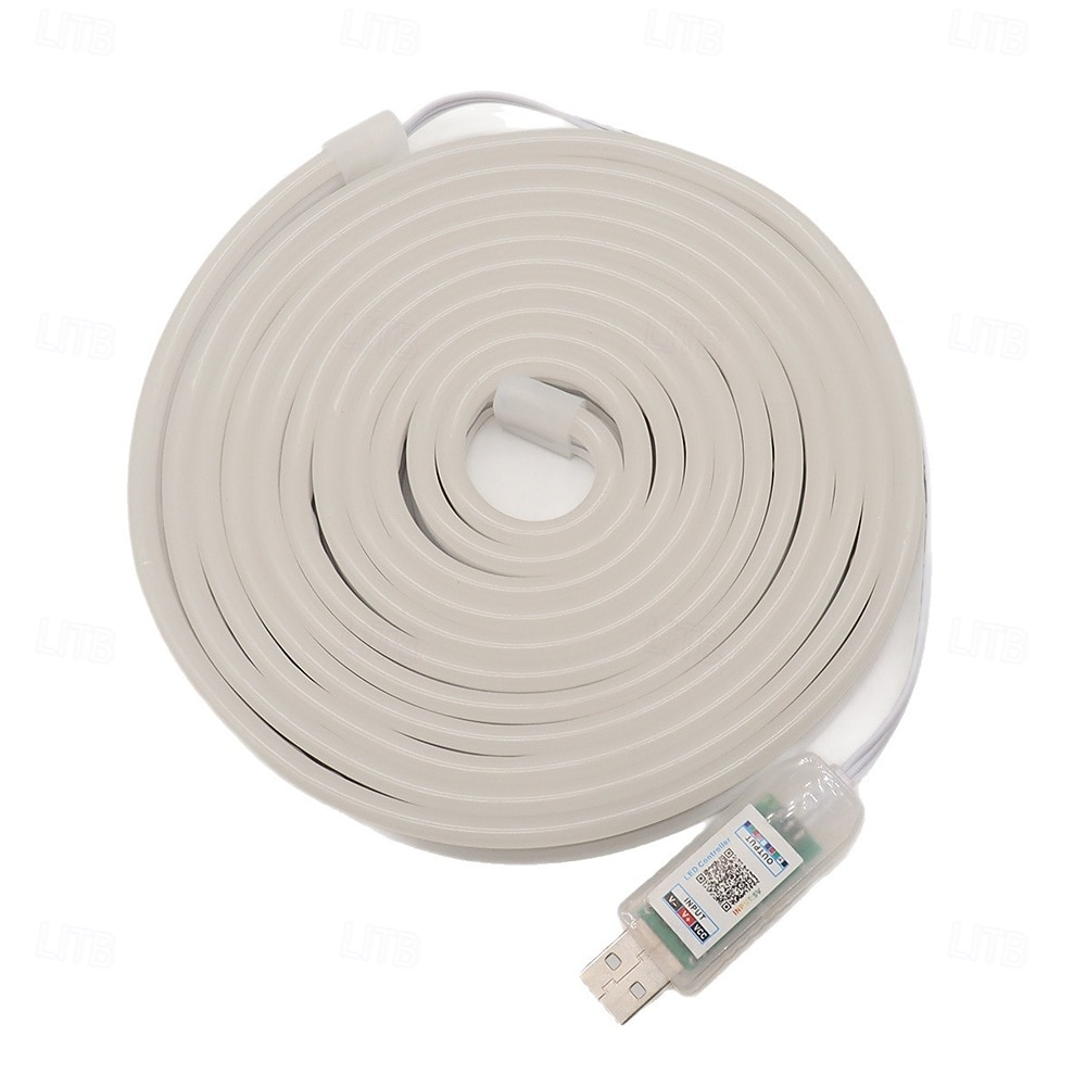 1Set 5V RGBIC Neon Strip Light 1M 2M 3M 5M 10m USB Waterproof Flexible Ribbon Tape Neon Lights With APP Bluetooth Remote Control For Home Decor 2026 - $17.99 –P5
