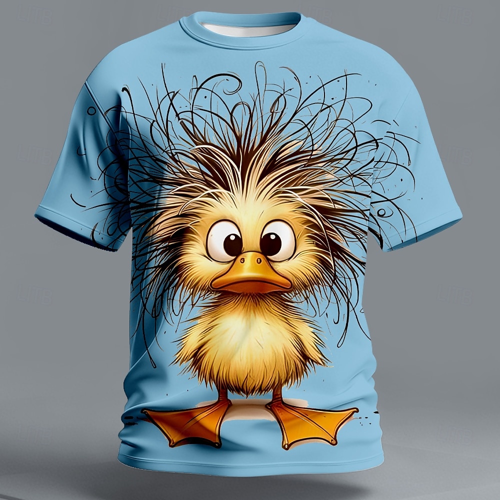 Bărbați Animal gagică Amuzant Tricou Manșon scurt Tricou Tipărire 3D Stil Nautic Cămașă Exagerat Designer Petrecere Concediu Albastru piscină Negru Alb Vară Primăvară Îmbrăcăminte S M L XL XXL XXXL 2026 - $21.99 –P2