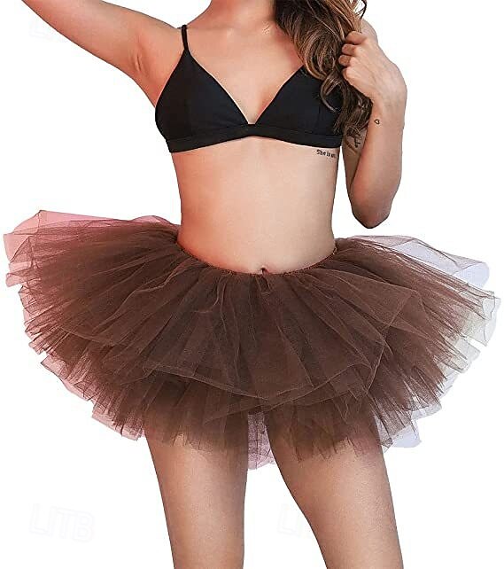 Costume di fantasia Tutu Gonna in tulle Retrò Vintage Anni '80 Adulti Per donna Halloween Carnevale Feste Performance Vestirsi del 2026 a $29.99 –P9