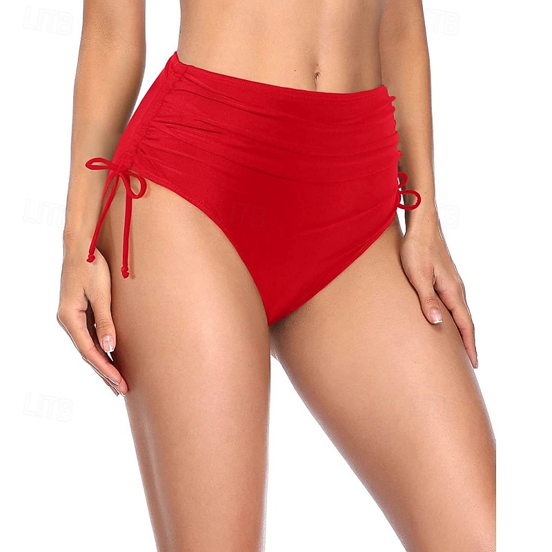 Γυναικεία Μαγιό 2 κομμάτι Προκλητικό Μαγιό Κορδόνι Διακοπές Ρούχα παραλίας Συμπαγές Χρώμα Αμάνικο Μαγιό 2026 - $11.49 –P19