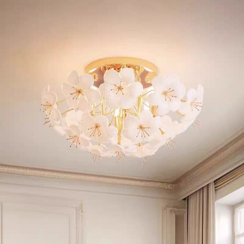 4 luci 6 luci 45 cm Design a isola Luci da Soffitto Metallo Vetro Galvanizzato Contemporaneo 110-120V 220-240V del 2026 a $606.95 –P3