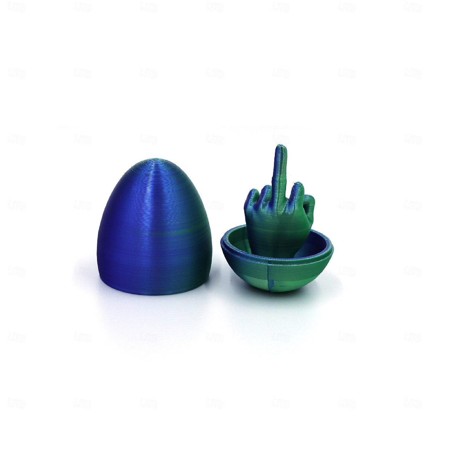 3D-geprinte paaseieren met een opgestoken middelvinger, grappige 3D-geprinte paaseieren met een opgestoken middelvinger, hilarische paasgrap, unieke verrassingsgrap voor vrouwen en mannen 2026 - $10.99 –P6