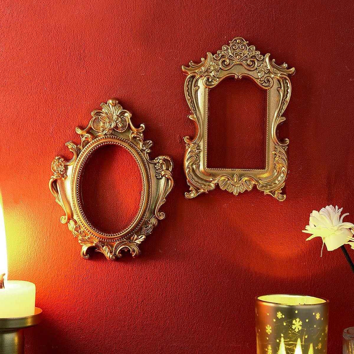 1 szt. Materiał żywiczny w stylu europejskim, trójwymiarowa, wzorzysta złota rama do dekoracji, dekoracja ścienna DIY, odpowiednia do zdjęć, dekoracja salonu, dekoracja miniaturowego domu 2026 - $9.99 –P7