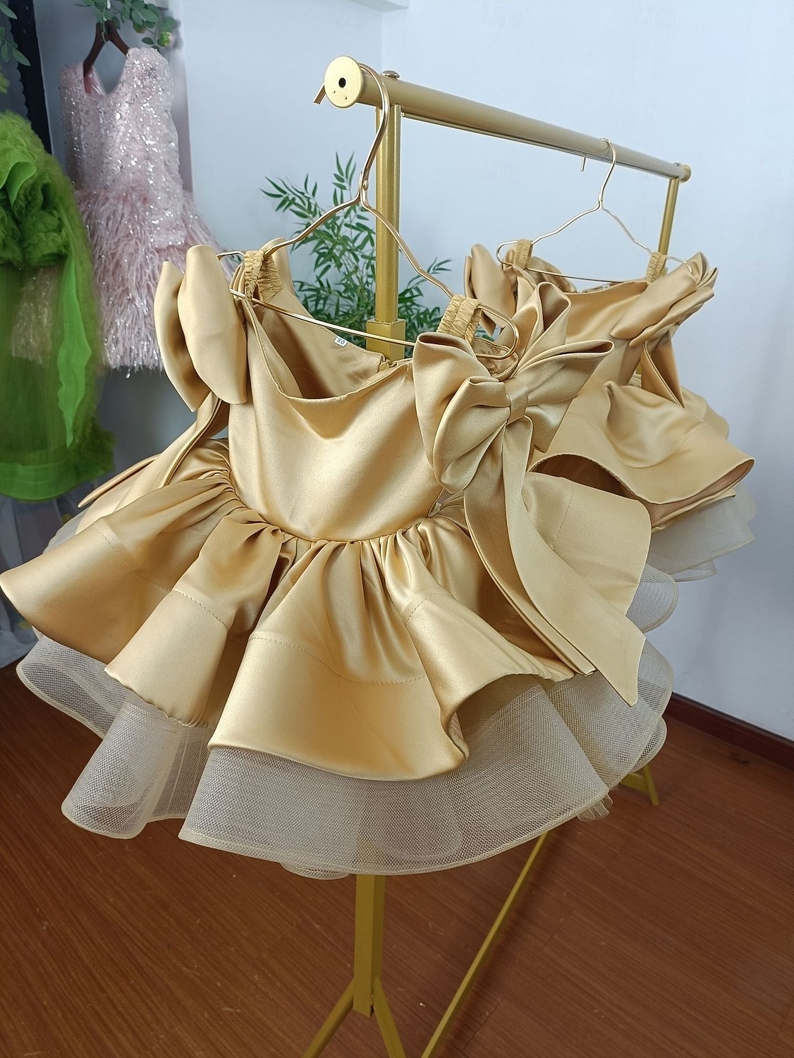 Lasten tyttöjen juhlamekko, yksivärinen, hihaton, suorituskykyinen, häämekko, prinsessa, makea verkko, pohkeenmittainen, tuppi, tyllimekko, kukkakuvio, tytön mekko, kesä, kevät, syksy, 4-13 vuotta, valkoinen, keltainen, pinkki 2026 - $72.99 –P9