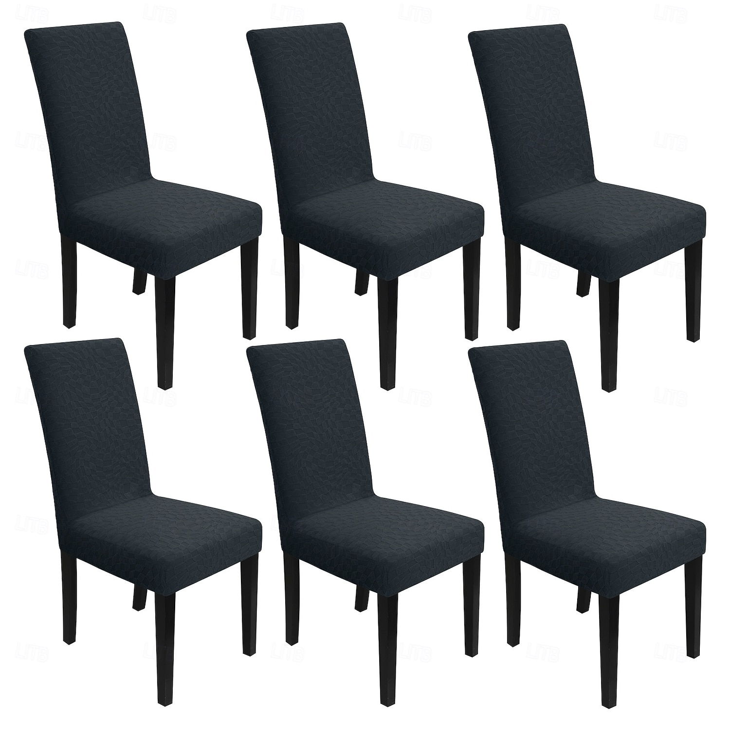 Vanntett stoltrekk tykt jacquard stretch heldekkende ett stykke spisestuestoltrekk bordstolsett 2 4 6 deler 2026 - $15.49 –P7