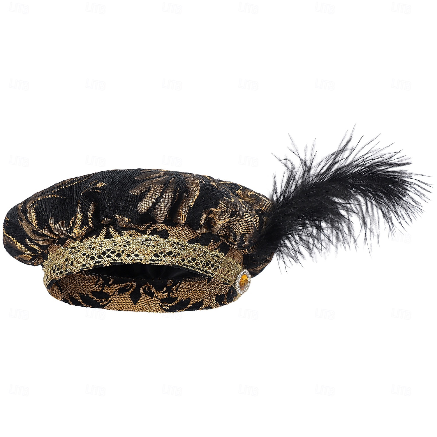 Retro Vintage Mittelalterlich Renaissance Hut Prinz Vampir Edelmann Kostüm Herren Maskerade Party Erwachsene Hut 2026 - $40.99 –P1