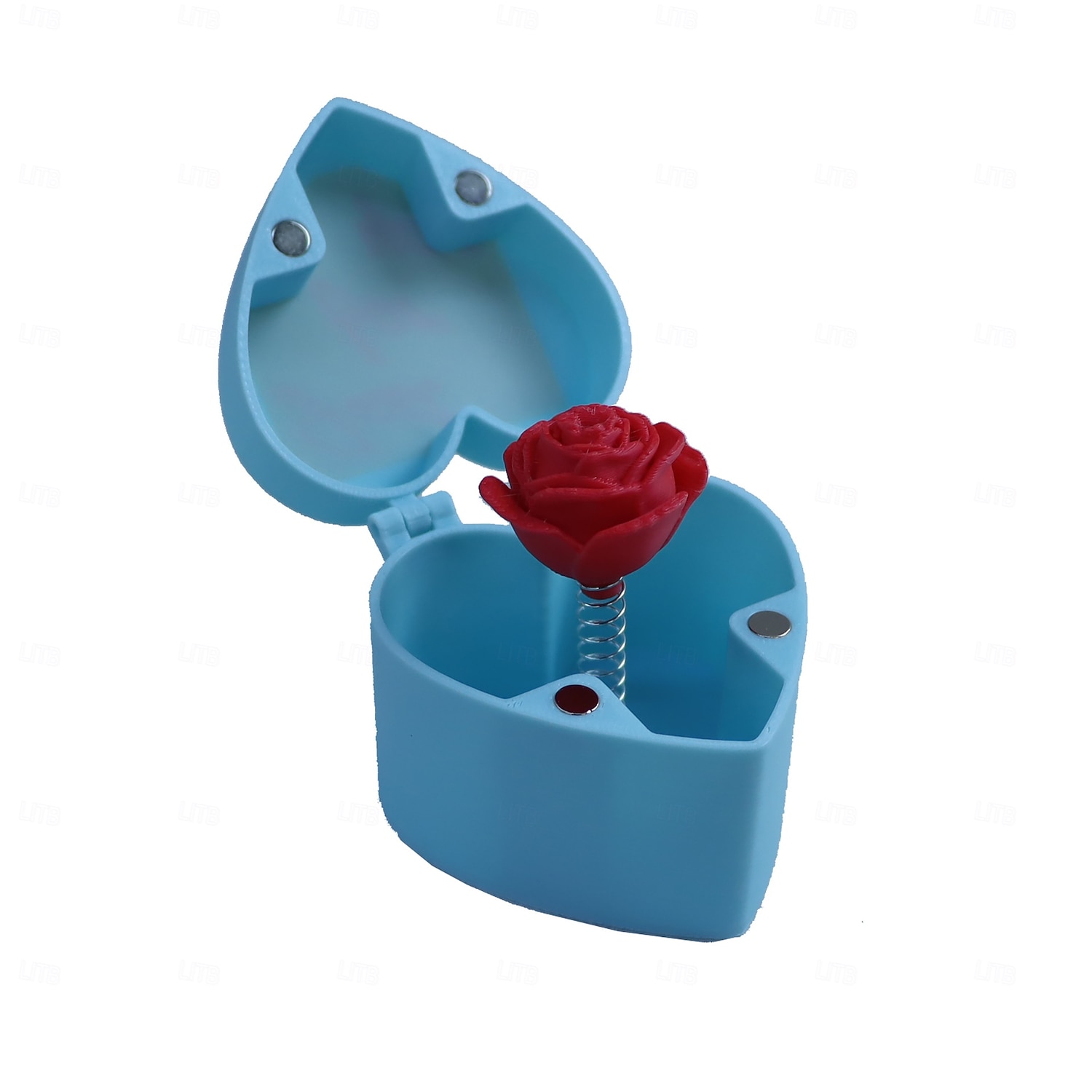 hjerteformet overraskelsesspøkeboks med hemmelig rom &overraskelsesmekanisme - romantisk nyhetsgave til valentinsdagen, fester, vitser - roseboks for frierier, unnskyldninger, arrangementer 2026 - CAD $18.99 –P20