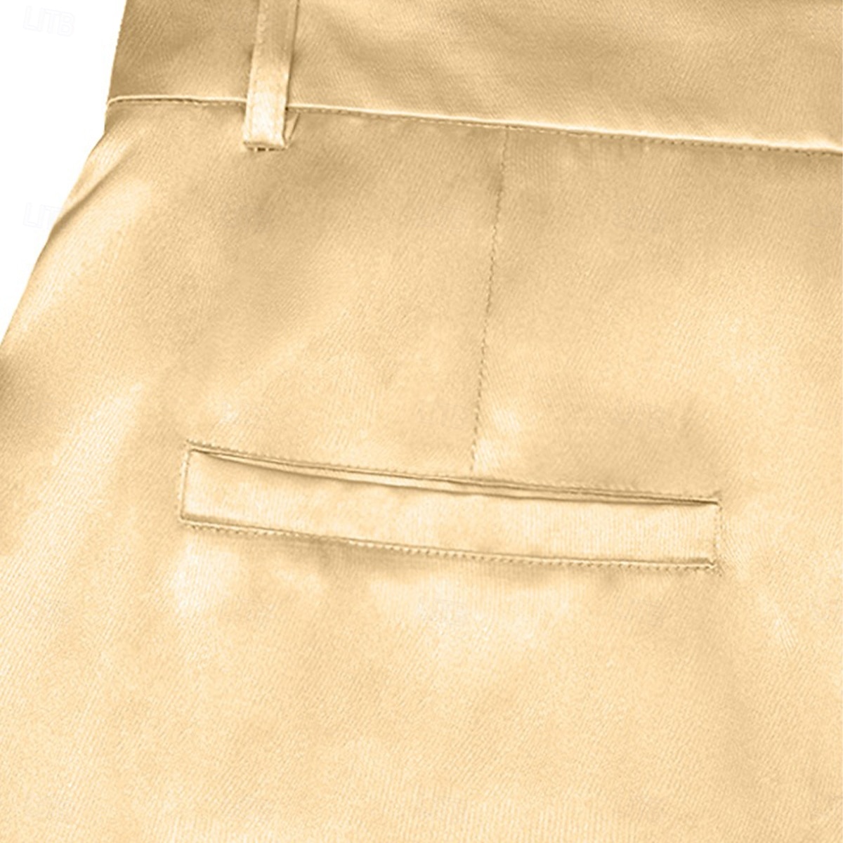 Herren Satinhosen Hose Anzughose Seidenartig Tasche Gerader Schnitt Einfach Atmungsaktiv Volle Länge Geschäft Party Hochzeit Mode Streetwear Schwarz Weiß Unelastisch 2026 - $26.99 –P8