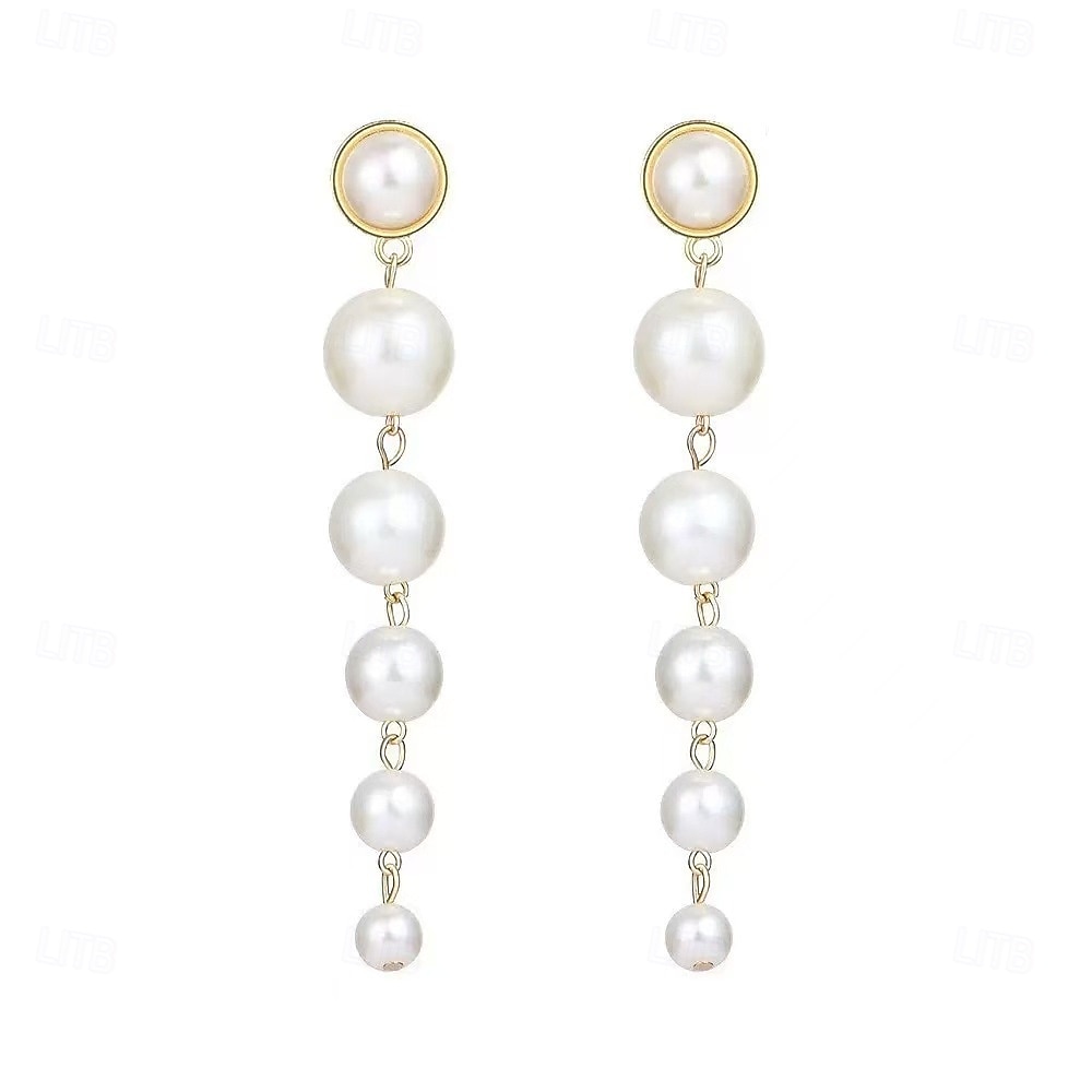 Femmes Parure de bijoux Jaune doré Perle d'imitation Alliage Élégant Mode de 2026 ? $18.99 –P4