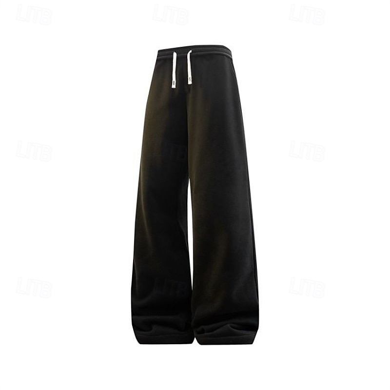 Ανδρικά Αθλητικές Φόρμες Παντελόνι Fleece Παντελόνια Χειμωνιάτικο παντελόνι Φούτερ με ίσιο πόδι Κορδόνι Τσέπη Ελαστική μέση Σκέτο Άνεση Ζεστό Καθημερινά ΕΞΩΤΕΡΙΚΟΥ ΧΩΡΟΥ Αργίες Μοντέρνα Κλασσικό στυλ 2026 - $40.99 –P13