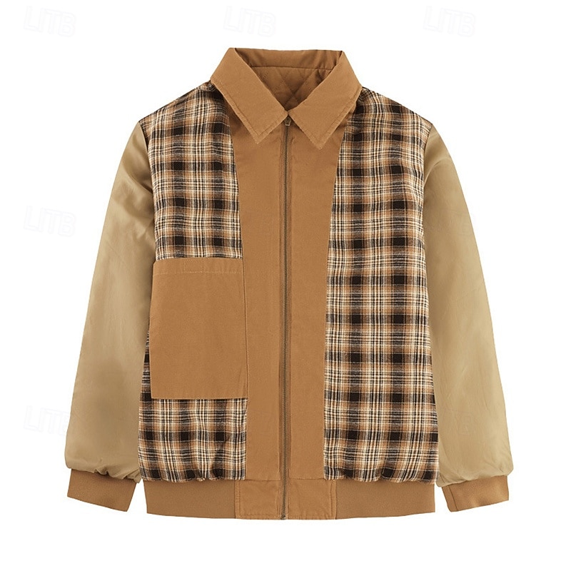 Per uomo Cappotto Invernale Giacca trapuntata Giacca Casual Casuale Quotidiano Calore Termico Tasca Cerniera completa Autunno Inverno Semplice Streetwear Quotidiano Collo ripiegato Regolare Nero del 2026 a $63.99 –P10