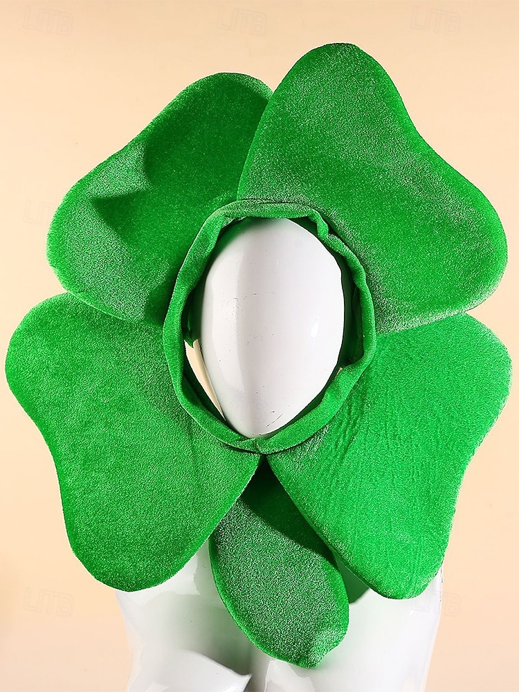 Chapeau trèfle vert en polyester pour homme, modèle léger, parfait pour la Saint-Patrick et les festivités du carnaval. de 2026 ? $24.99 –P3