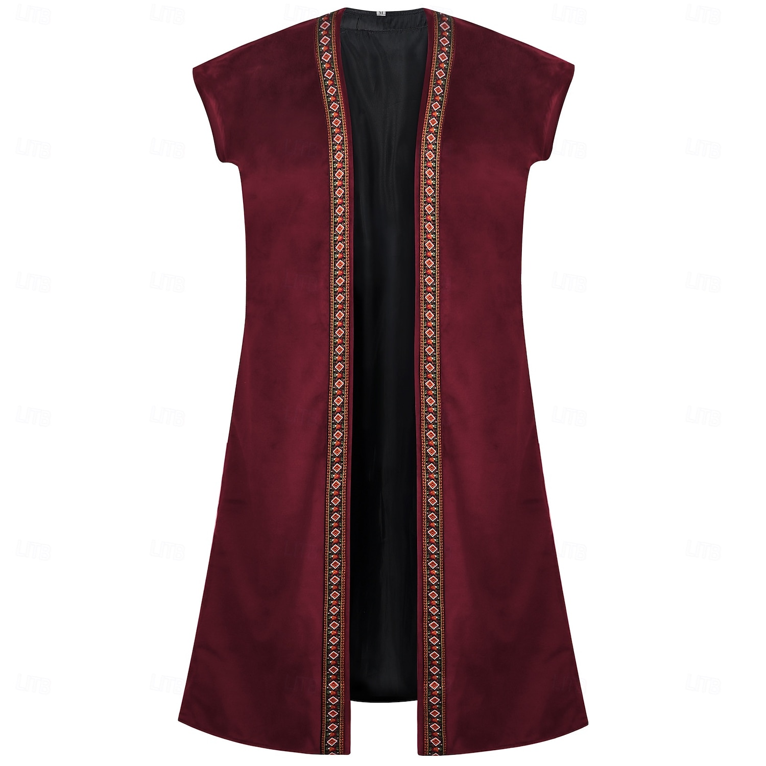 Punk és gótika Középkori Reneszánsz Blúz / Ing Tunika Ujjatlan Harcos Lovag Viking Kelta lovag Ranger Íjászat Jelmez Férfi Viking Fantasy Farsang Álarcos mulatság Teljesítmény Halloween Színpad 2026 - $55.99 –P6