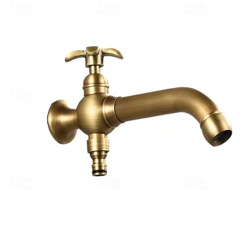 Ванная раковина кран - Вращающийся Хром Монтаж на стену Одной ручкой одно отверстиеBath Taps 2026 - $161.99 –P8