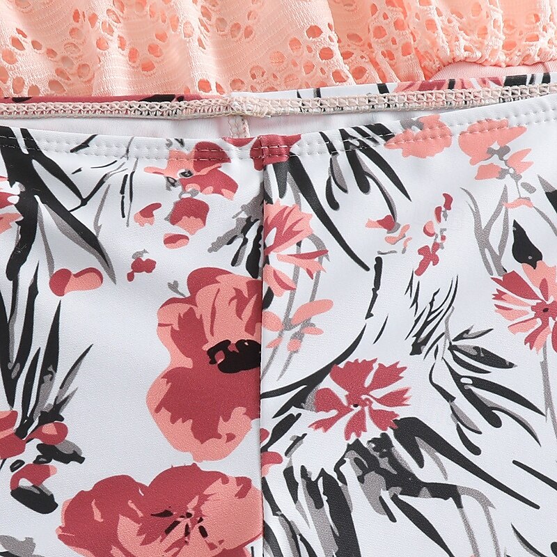 Mujer Traje de baño con estampado floral Traje de baño Tankini Floral Elástico Sin Mangas Bañadores Surf Playa Vocación Verano 2026 - $22.99 –P10