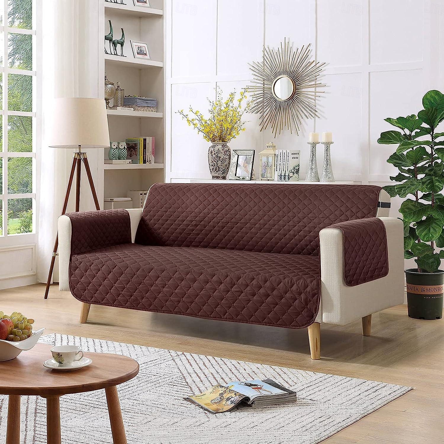 Stretch-Sofaüberzug für 1-, 2-, 3- oder 4-Sitzer-Sofas, elastischer Bezug für Wohnzimmer-Ecksofas 2026 - $82.99 –P1