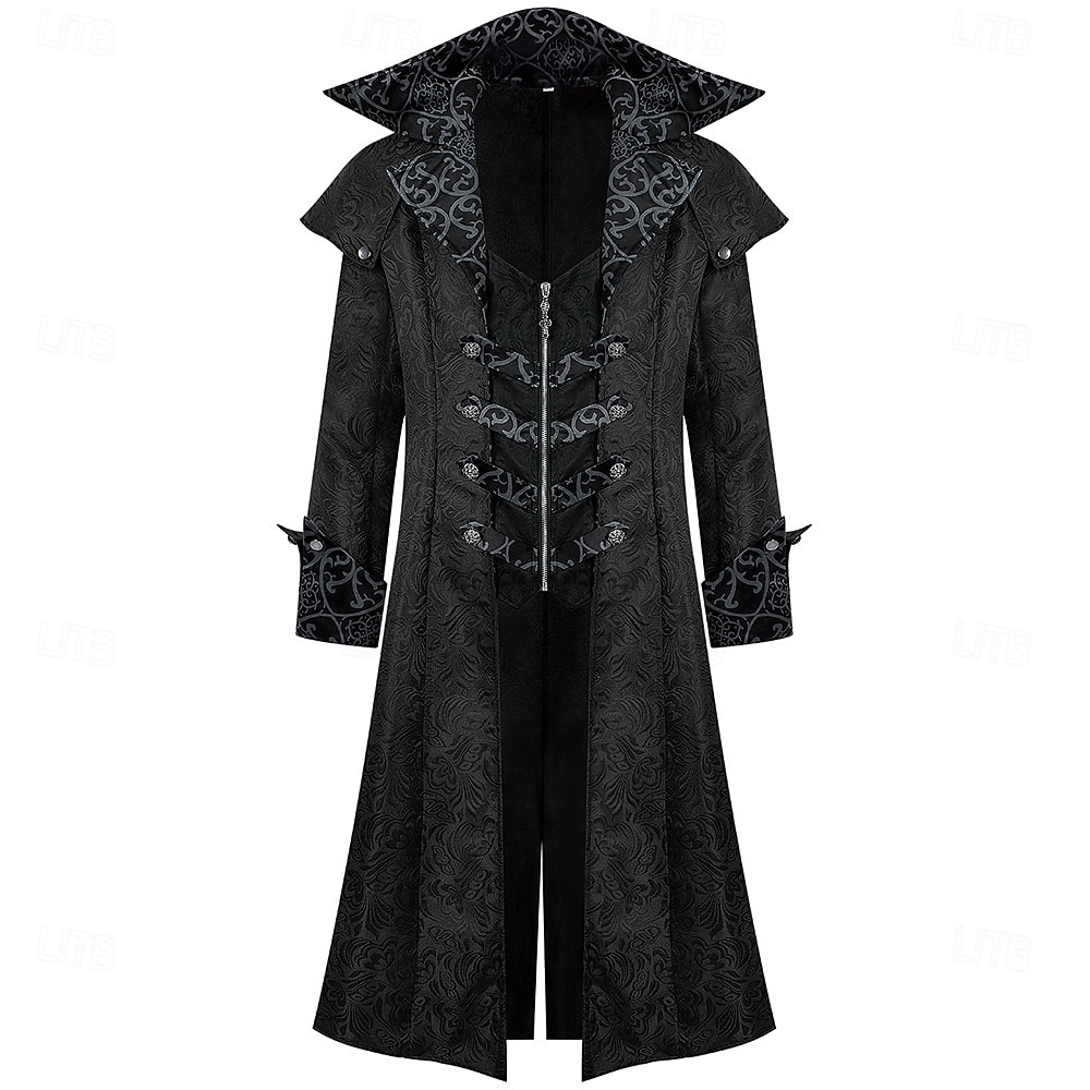 Retrò Vintage Rococò Medievale Cappotto Smoking Frac Lunghe Costume Per uomo Reale Halloween Carnevale Feste LARP Fiera Rinascimentale Adulti Cappotto del 2026 a $80.99 –P12