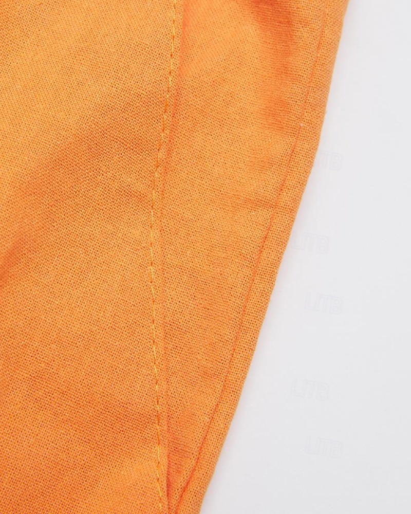 Жен. капри шорты Шорты из хлопка и льна Чино Укороченные Отпуск Уличный стиль На каждый день Длина колена Нормальная Полотняное плетение Кулиска Карман Удобный Дышащий Неэластичная 2026 - $19.99 –P6