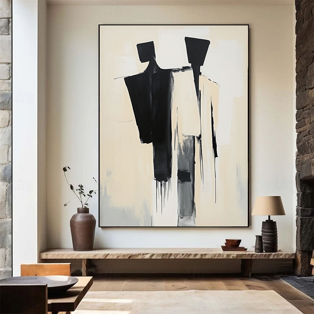 Hand Painted Couple Oil Painting Classic Abstract Wall Art Women And Man Oil Painting Home Decor Body Art Nordic Wall Painting Bedroom Decoration 2026 - $77.99 –P1