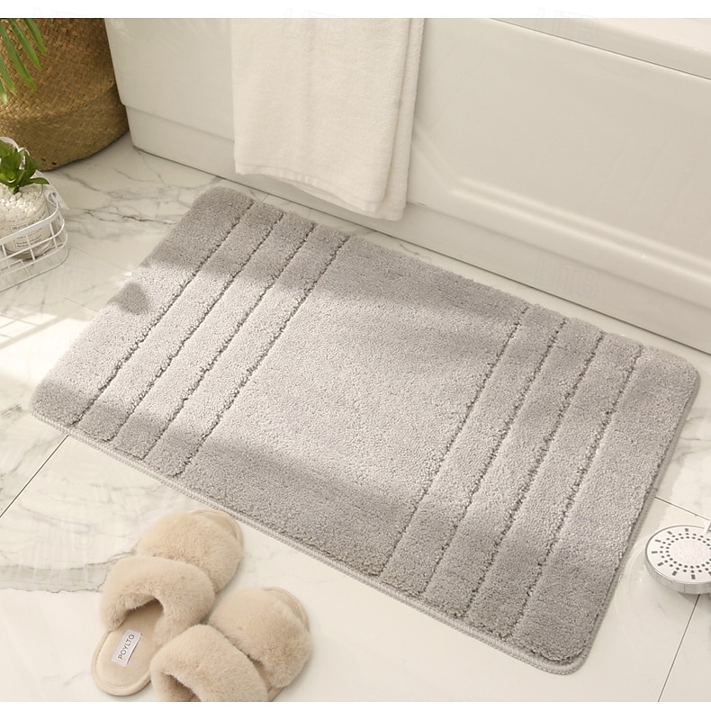 Covoraș de baie, gros, absorbant, antiderapant, covoraș de podea durabil, rezistent la murdărie, pentru intrarea în casă, dormitor, ușă de baie 2026 - $19.49 –P1