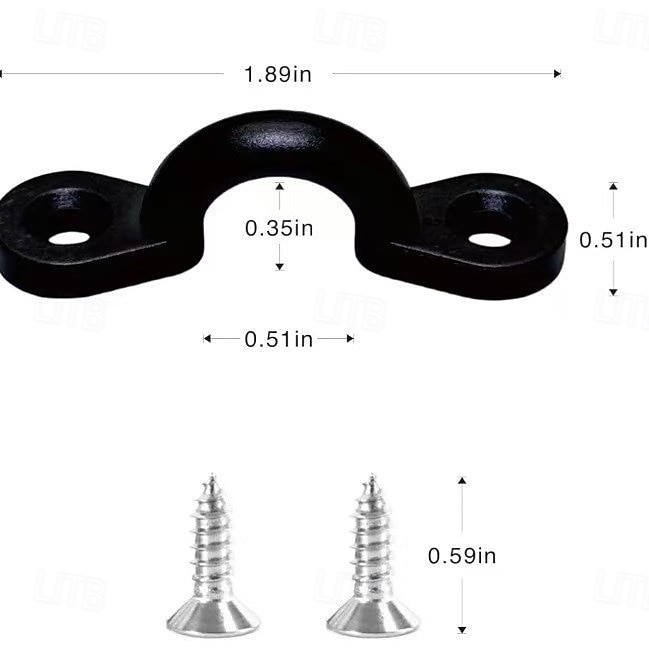 10Pcs Kayak Pad Eye Kit With 20Pcs Screws Accessories Nylon Bungee Deck Loops Kayaking Replacement Parts For Canoe Rigging 2026 - $9.99 –P2