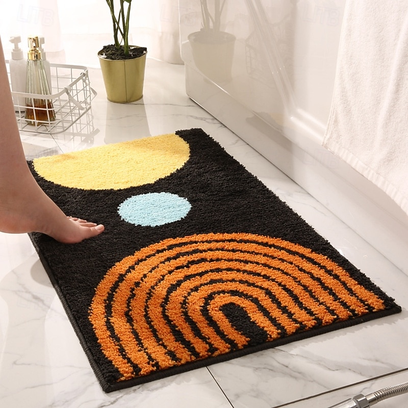 Bathroom Mat Minimalist Durable Entrance Floor Mat Wear-Resistant Absorbent Non-Slip Welcome Rug for Home Bedroom Bathroom Doorway 2026 - $19.49 –P1