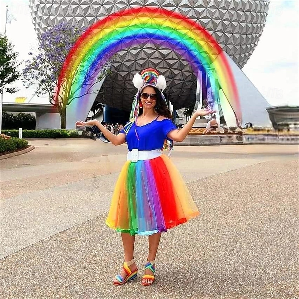 Onderrok Tutu Onder rok Retro vintage Jaren '80 Volwassenen Dames Maskerade Mardi Gras Schoolfeest Feestavondkleding Vrijgezellenfeest Aankleden 2026 - $27.99 –P5