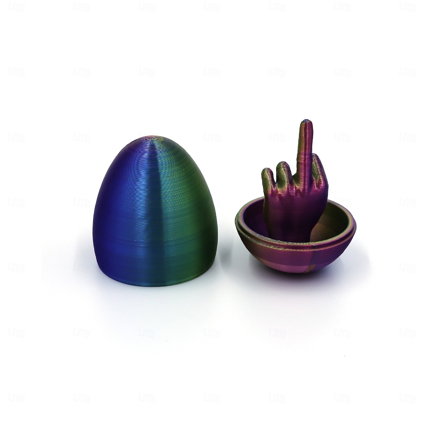 3D-geprinte paaseieren met een opgestoken middelvinger, grappige 3D-geprinte paaseieren met een opgestoken middelvinger, hilarische paasgrap, unieke verrassingsgrap voor vrouwen en mannen 2026 - $10.99 –P7