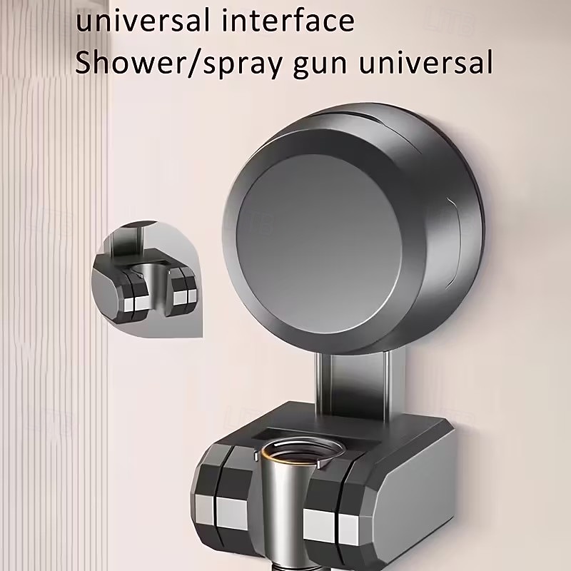 1/2 darabos tapadókorongos zuhanytartó - többcélú fürdőszobai kiegészítő, tapadókorongos permetezőtartó, hordozható, fokozott stabilitás és rugalmasság, praktikus zuhanytartozék-talp 2026 - $9.99 –P4