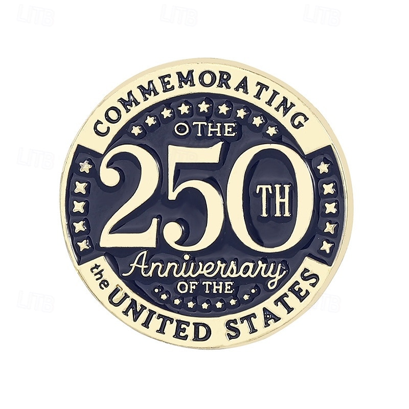 Ensemble de broches commémoratives du 250e anniversaire des États-Unis 4 pcs épingle de revers patriotique du 250e anniversaire de l'indépendance américaine souvenir de badge mémorial du 4 juillet du de 2026 ? $10.99 –P8