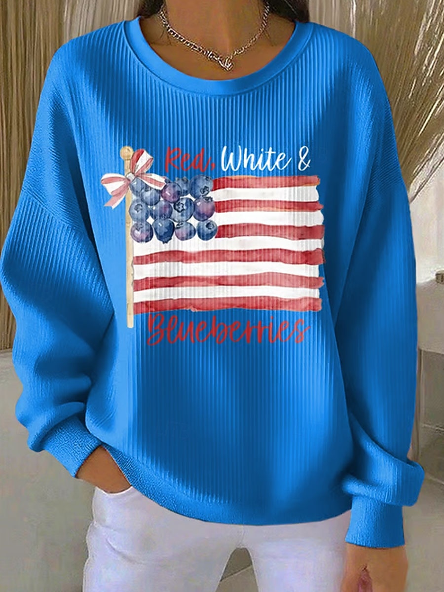 Per donna Pullover Stampato Grafico Lettera Caldo Classico Casual Manica Lunga Girocollo Top Regolari Casuale Casa Streetwear Blu Blu chiaro Nero Bianco Rosso Primavera Autunno Inverno del 2026 a $29.99 –P5