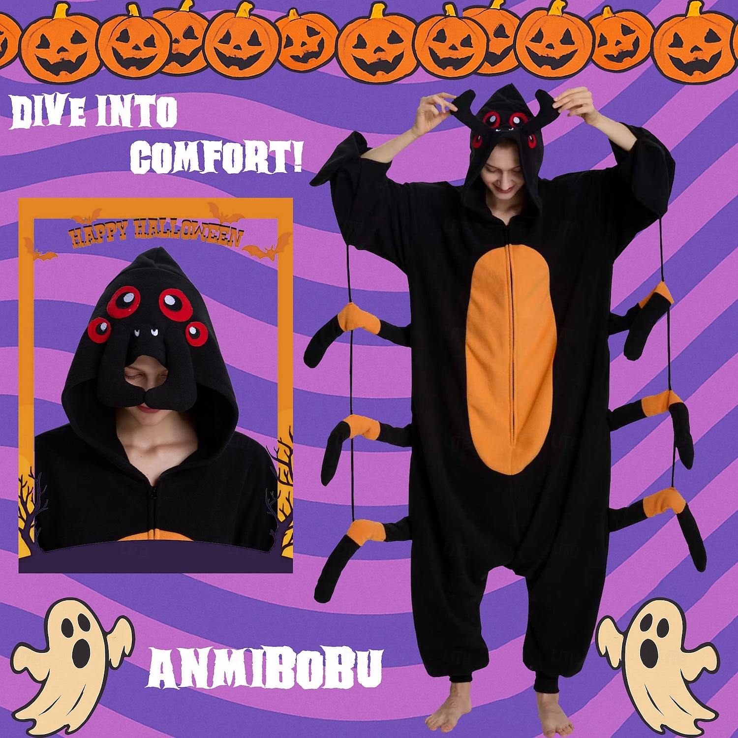 Onesie Costume Funny Costume Adults' Men's Women's Christmas Carnival New Year Dress Up 2026 - $49.99 –P5