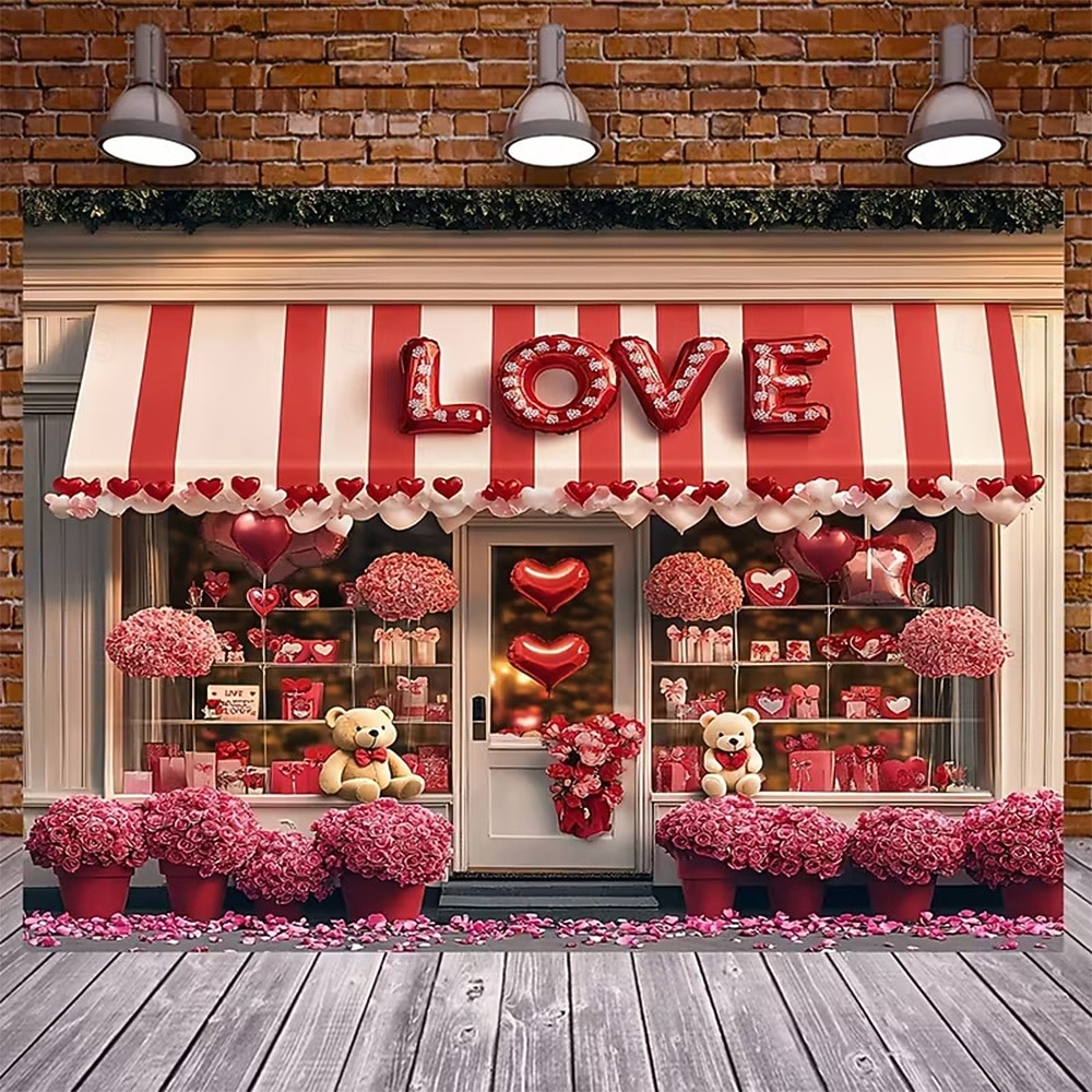 Valentine's Day Tapestry Banners Blanket Rose Love Heart Cute Romantic 3D Party Living Room Shooting Backgrounds Marriage Proposal Decoration Home Decor 2026 - $16.99 –P4