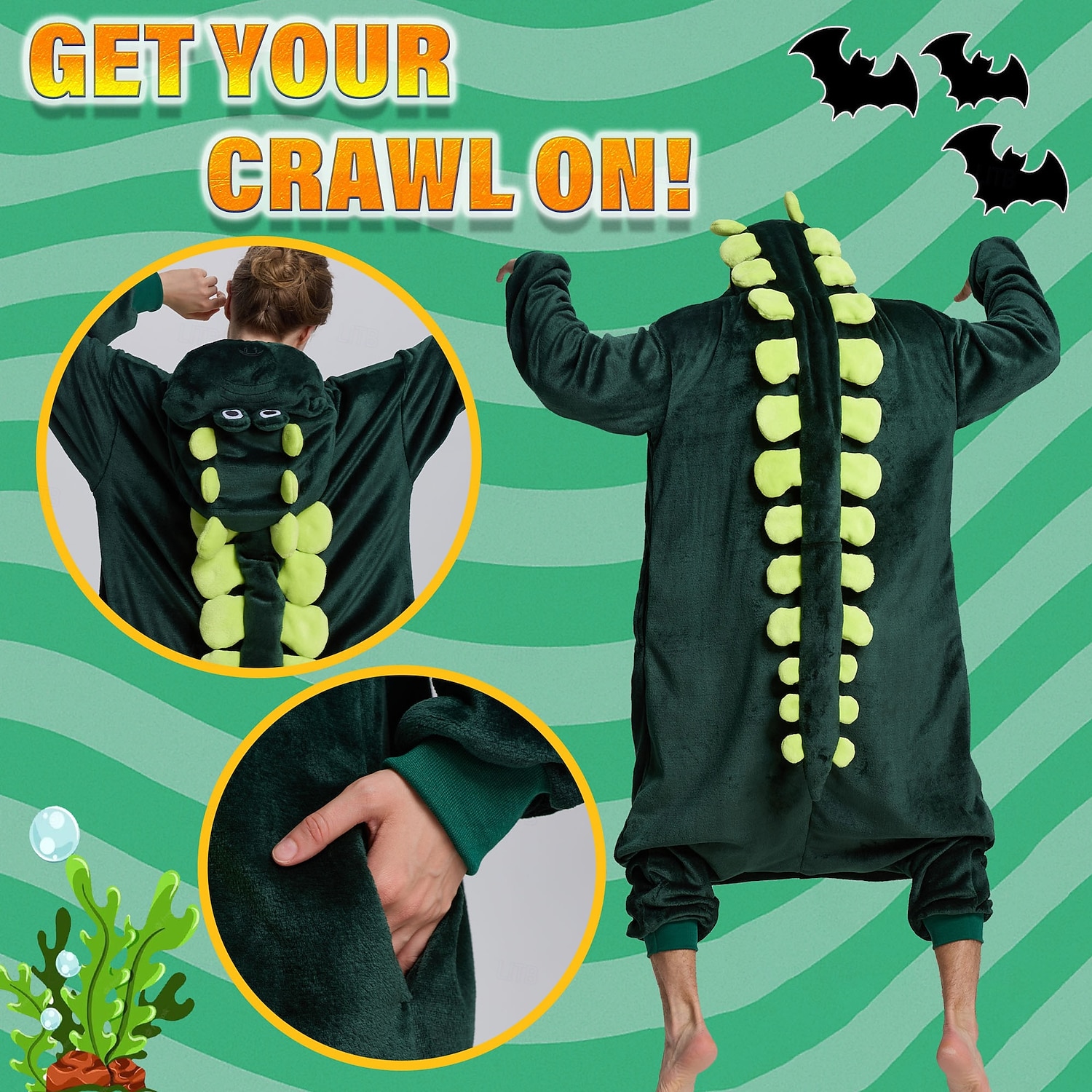 Onesie Costume Funny Costume Adults' Men's Women's Christmas Carnival New Year Dress Up 2026 - $49.99 –P3