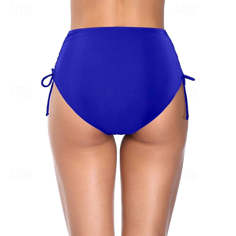 Γυναικεία Μαγιό 2 κομμάτι Προκλητικό Μαγιό Κορδόνι Διακοπές Ρούχα παραλίας Συμπαγές Χρώμα Αμάνικο Μαγιό 2026 - $11.49 –P17