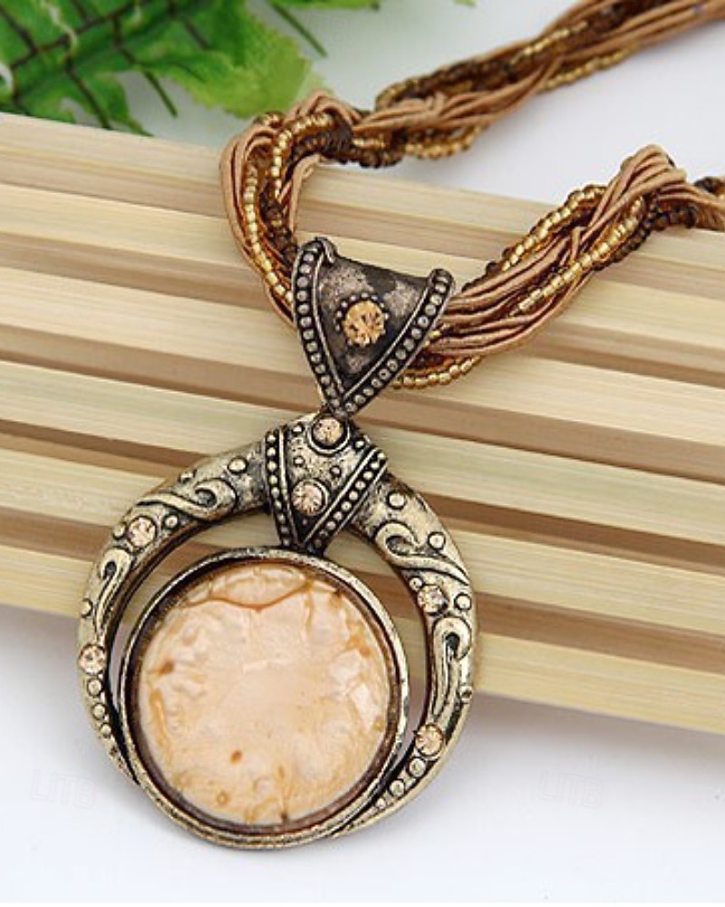 Riipus-kaulakorut Kaulakoru For Naisten Päivittäin Katu Metalliseos Retro 2026 - $13.99 –P2