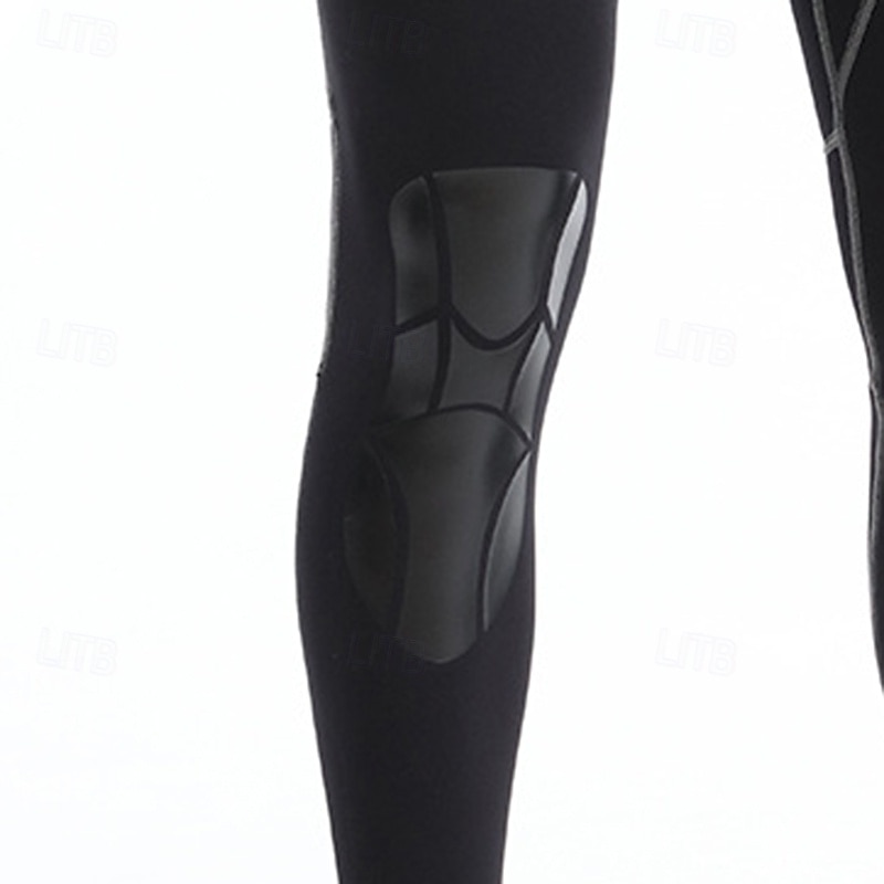 Men's 1.5mm Neoprene Diving Suit Full Wetsuit Rash Guard Stretchy Long Sleeve Front Zipper - Surfing Snorkeling Scuba Patchwork Winter 2026 - $75.99 –P12