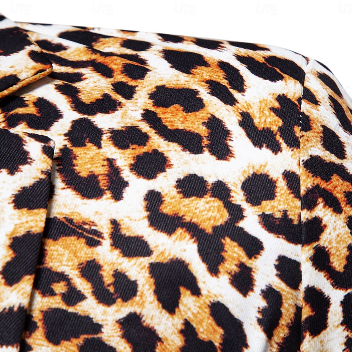 Ανδρικά Μπλέιζερ Causal Πάρτι Επίδοση Τσέπη Των ζώων Τολμηρός Όλες οι εποχές POLY Λεοπάρ Τσέπη Leopard Εκτύπωση Μοντέρνα Μονόπετο Ενός Κουμπιού Χρωματιστή ζακέτα Λευκό Κίτρινο 2026 - $51.99 –P7