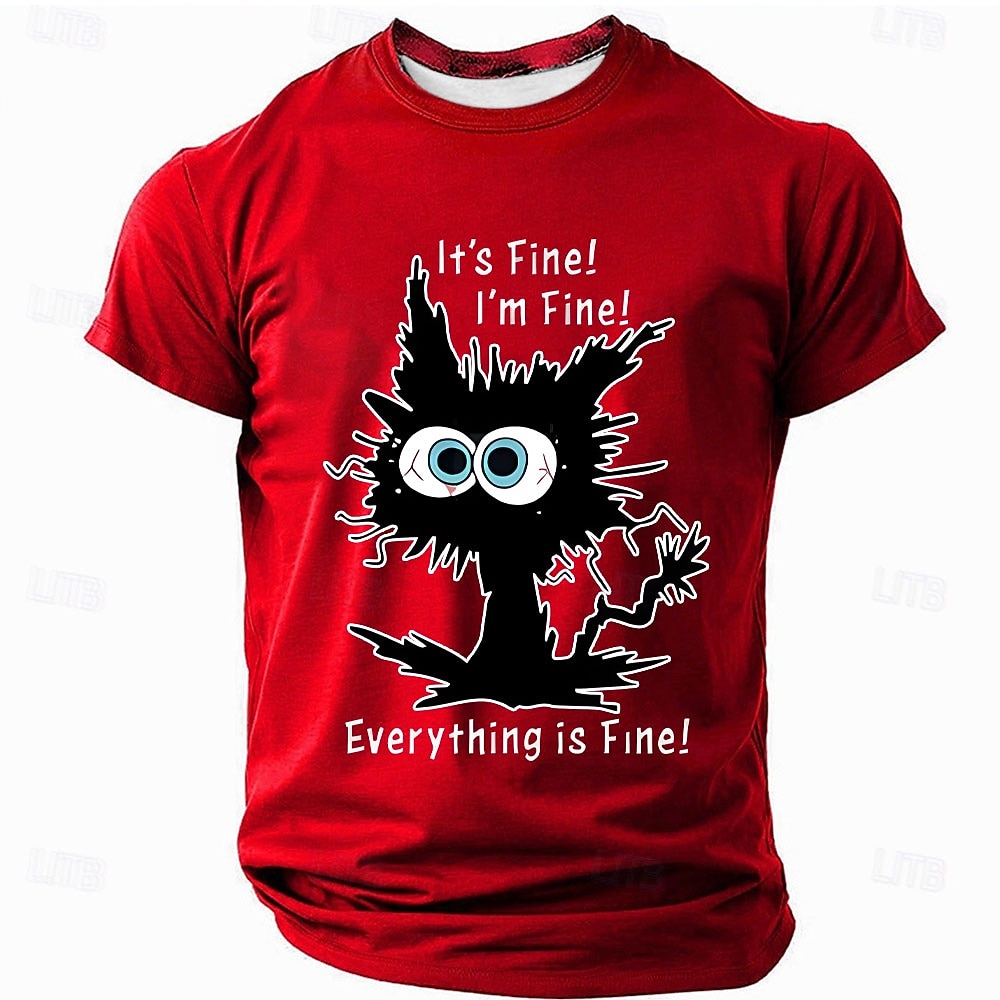 Bărbați Argou amuzant Tricou Manșon scurt Tricou Tipărire 3D Stil Nautic Cămașă Modă Zilnic Zilnic Stradă Albastru piscină Negru Roșu-aprins Vară Primăvară Îmbrăcăminte S M L XL XXL XXXL 2026 - $21.99 –P4