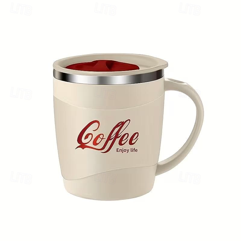 Caneca de café em aço inoxidável 304 com tampa, 500ml (17oz), parede dupla isolada, livre de BPA e à prova de vazamentos, ideal para viagens e bebidas quentes. &bebidas geladas, presente de Natal de 2026 por $17.99 –P3
