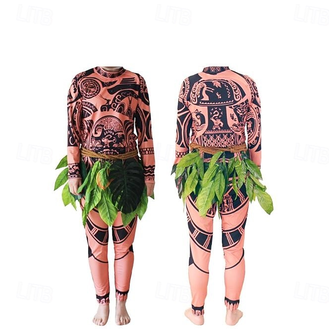 Princesa Moana Vestidos Fatos de Corpo Trajes de casais Trajes temáticos de filmes e séries for Homens Mulheres Adulto Carnaval Dia da Criança Praia Festa Aniversário de 2026 por $39.99 –P7