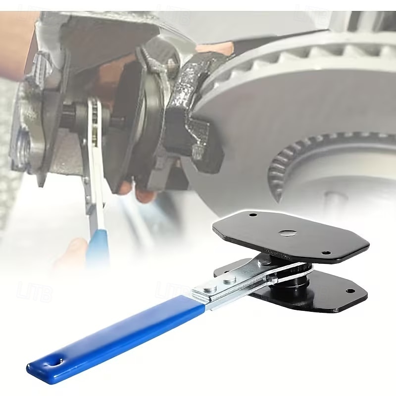 360 fokos racsnis kulcs 2 acéllemezzel, dugattyús expanderrel autó féknyergekhez - ideális egy-/kétdugattyús négydugattyús fékbetétekhez, ipari kéziszerszámkészlet, fém anyag, összeszerelést nem 2026 - $21.99 –P3