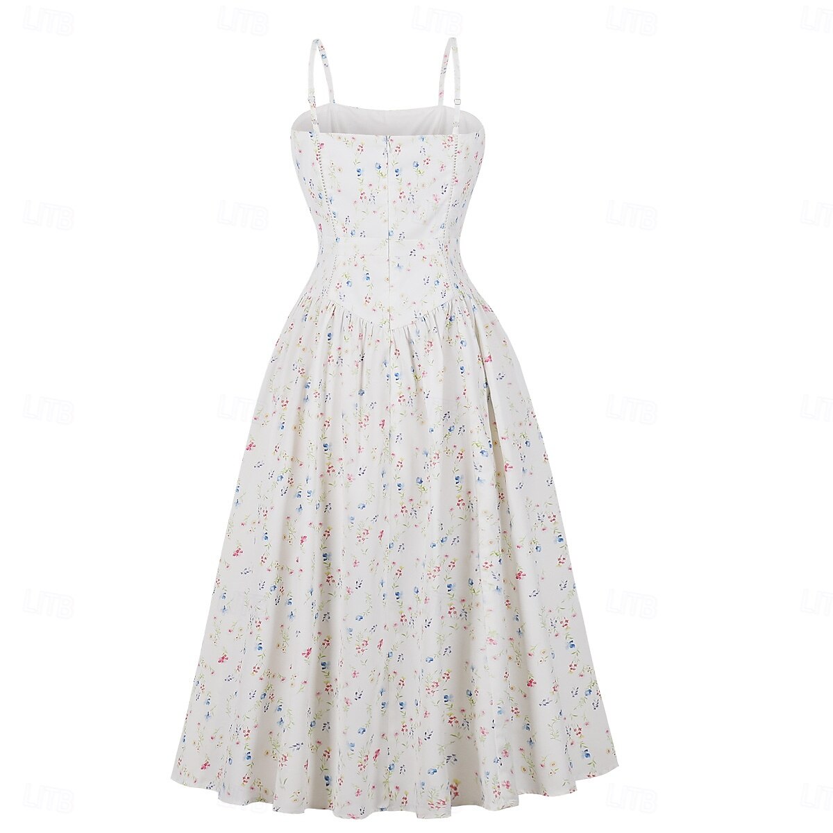 1950s Retro Vintage Dress Swing Dress Sleeveless Floral Fancy Dress Women's Carnival Masquerade Daily Wear Bachelorette Party Adults' Dress 2026 - $51.99 –P18