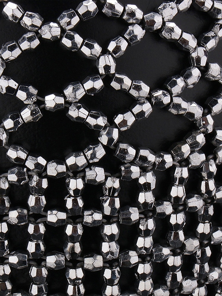 Dames Mardi Gras Beade Hoofddoek met Plastic Kralen Meerdere Kleuren Elegante Ontwerp Perfect voor Carnaval  Masker Bals 2026 - $19.99 –P14