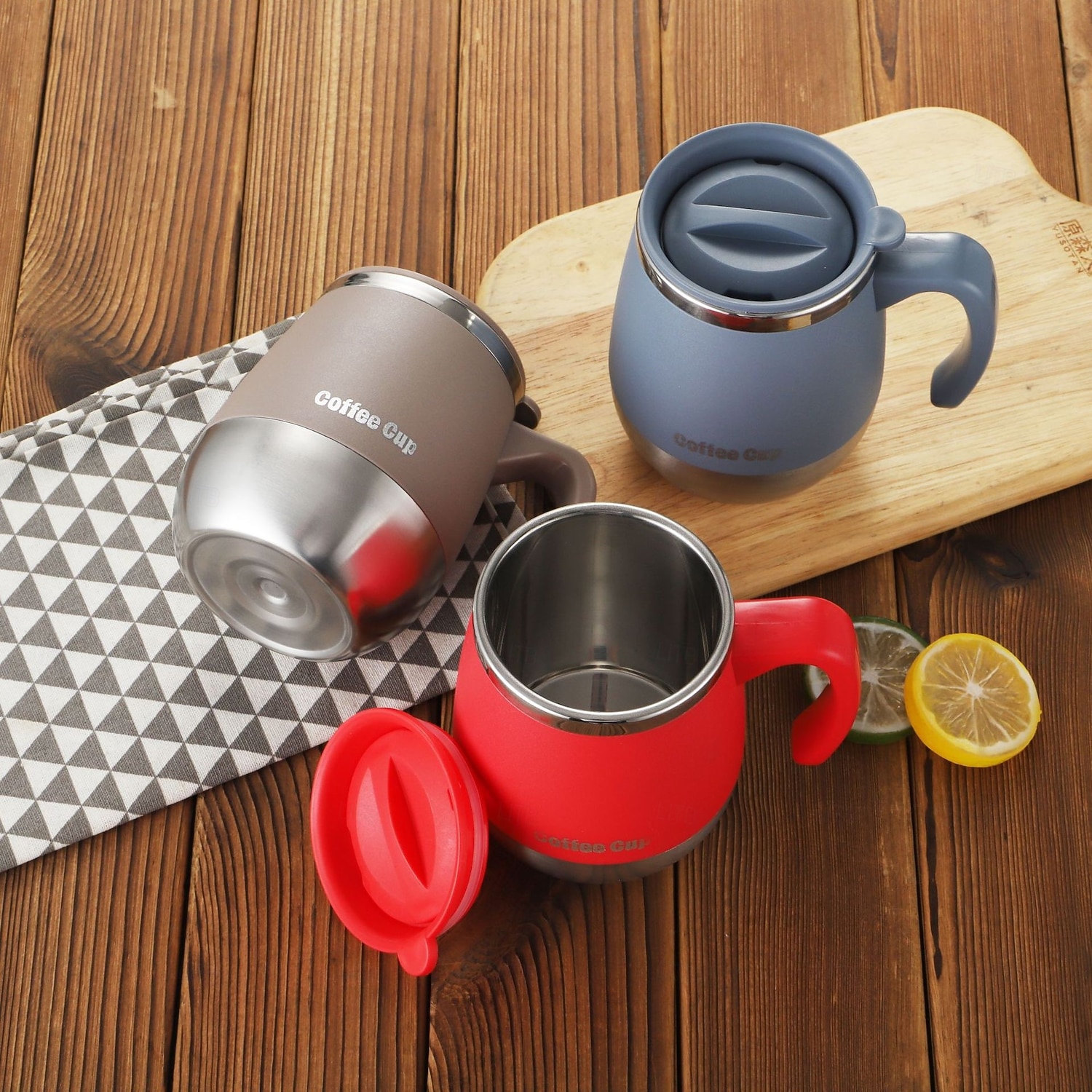 Tasse à café isotherme en acier inoxydable, mug à double paroi avec couvercle pour boissons chaudes &Gobelet isotherme de 500 ml (16,91 oz), idéal pour la maison, les activités de plein air, le de 2026 ? $10.99 –P10